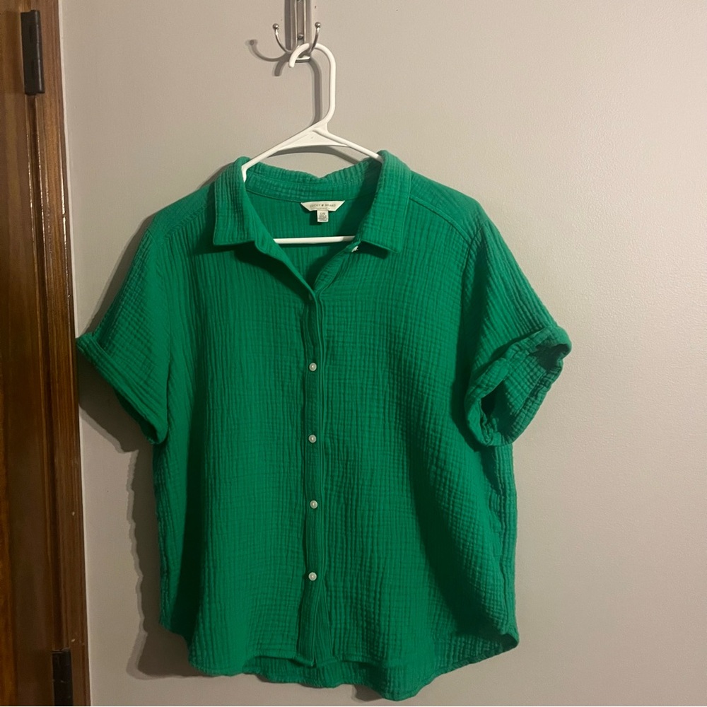 Loft green shirt